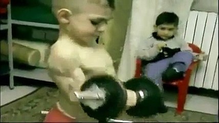 World strongest child body builder