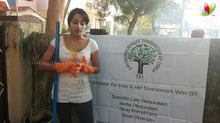 Trisha accepts Samantha’s Swachh Bharat problem, cleans animal shelter!