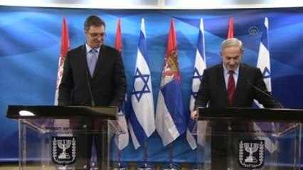 Benyamin Netanyahu - Aleksander Vucic Görüşmesi