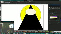 Inkscape Dibujando Speed Art En Linux Fedora 20 Caricatura Logo Anime Cuadratura Del Circulo