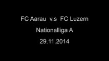 Szene Aarau - FC Aarau vs. FC Luzern (NLA)