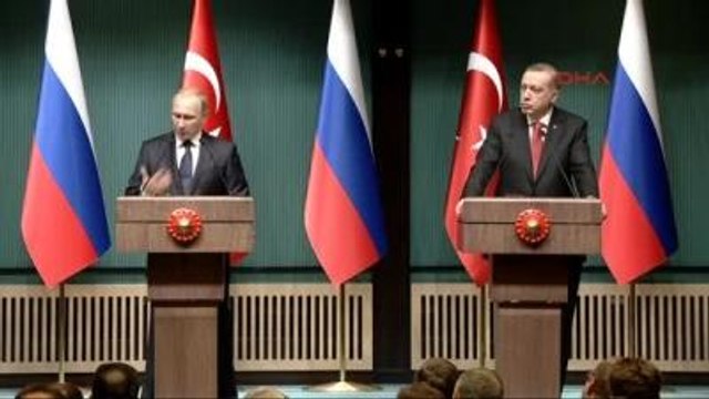 Cumhurbaşkanı Erdoğan Rusya Devlet Başkanı Putin ile Ortak Basın Toplantısı Düzenledi 5