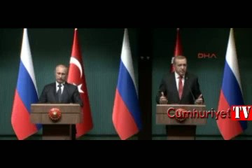 Putin'le Erdoğan'ın göz göze geldiği o an