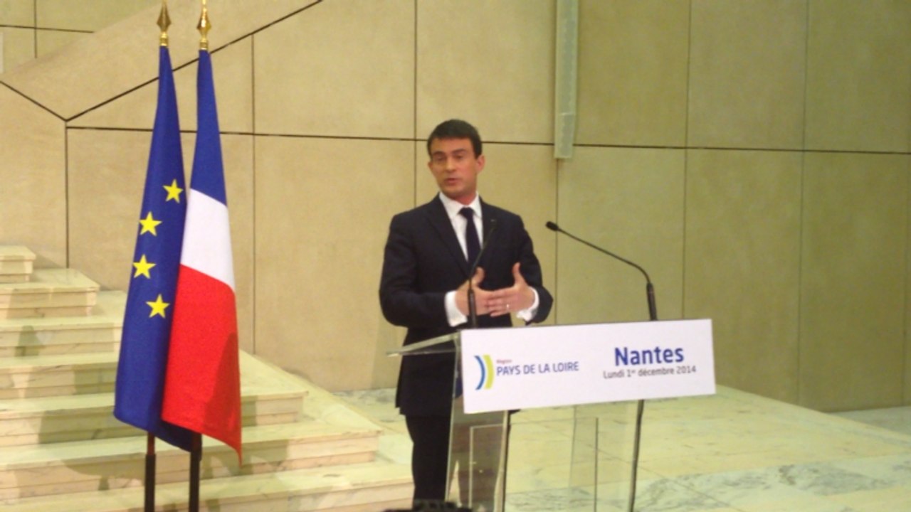 Le Premier ministre Manuel Valls