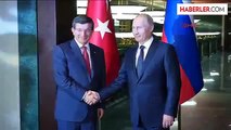 Başbakan Davutoğlu, Rusya Devlet Başkanı Putin ile Görüştü