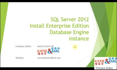 Install SQL Server 2012 Enterprise Edition