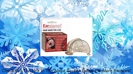 Earglasses� Personal Sound Magnifiers, Set of Two Hearing Amplifiers Review