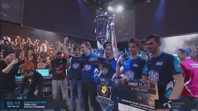 Finale DreamHack Winter 2014 - LDLC vs NiP - Overpass - 3ème map