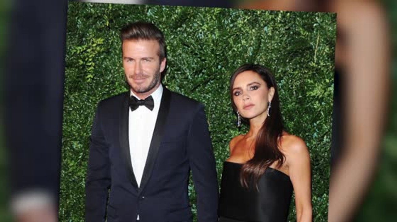 David Beckham ist nach seinem Autounfall wieder auf dem roten Teppich