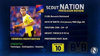 HENRIKH MKHITARYAN | Goals, Skills, Assists | Borussia Dortmund | 2013/2014 Preseason (HD)