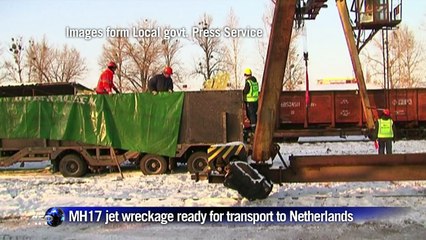 MH17 jet wreckage ready for transport to Netherlands