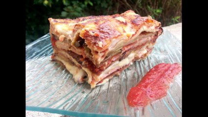 Cuisine Italienne - Lasagne, Aubergines et jambon