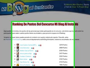 4ta Jornada Mi Blog al Instante