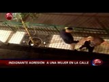 Rescatan a mujer que sufrió brutal golpiza en plena vía pública - CHV Noticias