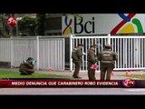 Medio denuncia a carabinero que habría robado evidencia de asalto a banco - CHV Noticias