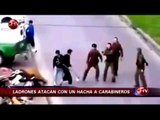 Revelan cómo se produjo violento ataque con un hacha en contra de Carabineros - CHV Noticias
