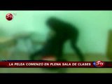 Alumnas se golpean en plena sala de clases y en presencia del profesor - CHV Noticias