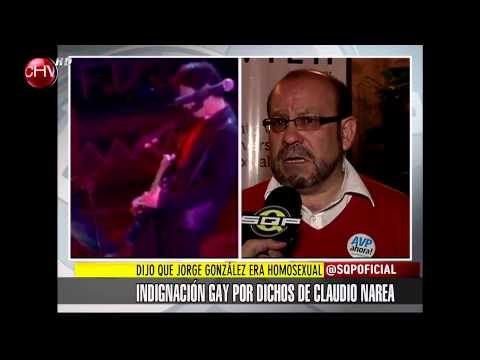 Indignación gay por dichos de Claudio Narea sobre supuesta homosexualidad de Jorge González - SQP