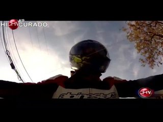 Motociclista estuvo cerca de ser cercenado con hilo curado - CHV Noticias