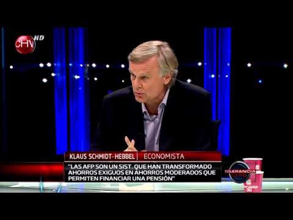Klaus: "Uno de los grandes retos que tenemos en Chile es cambiar el tema de las pensiones"