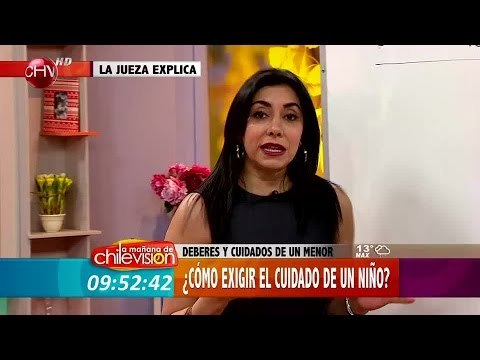La Jueza Explica: ¿Cómo exigir el cuidado de un niño? - La Mañana de CHV