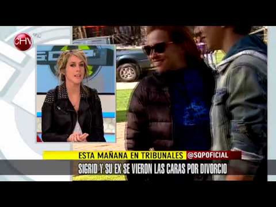 Sigrid Alegría y su ex pareja se enfrentaron en tribunales por divorcio - SQP