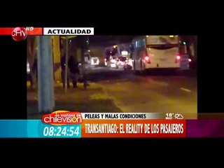 Descargar video: Peleas  en el Transantiago: El reality de los pasajeros - La Mañana de Chilevisión