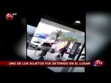 Cazanoticias registró violento asalto y balacera en pleno outlet de Quilicura - CHV Noticias