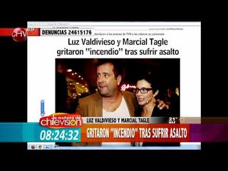 Le robaron camioneta a la pareja de actores Marcial Tagle y Luz Valdivieso - MATINAL DE CHV 17/07