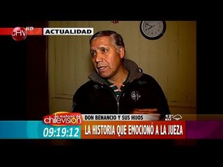 Mira lo que pasó con la estremecedora historia de don Benancio - Matinal de CHV 14/07