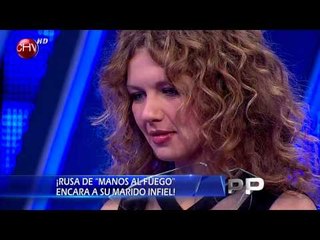 ¡Domingo arrepentido! El "Guatón" se arrodilló para pedir perdón a la rusa Anastasia - Primer Plano