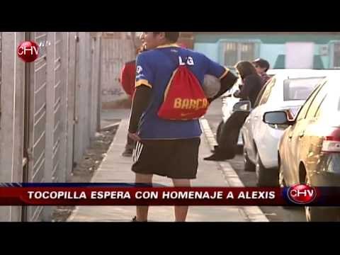 Tocopillanos esperan a Alexis Sánchez como un verdadero héroe - CHV Noticias