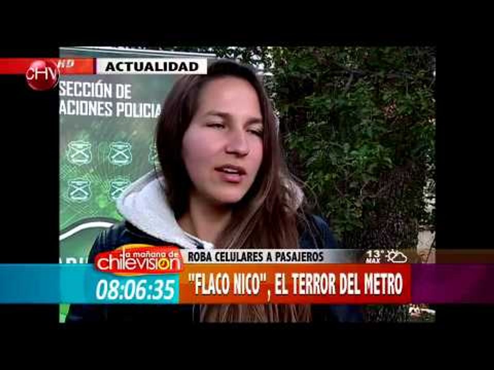 Conoce al "Flaco Nico" el terror del Metro en Santiago - Matinal de CHV