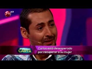 Lloró al ver que perdió a su esposa debido a sus celos - Ha Llegado Carta