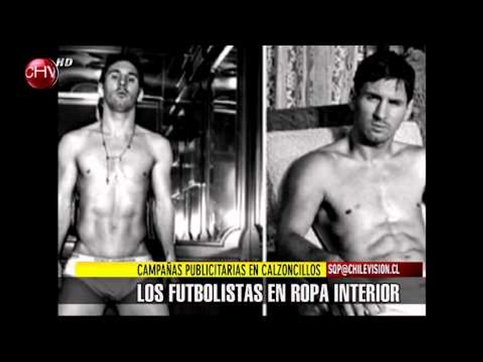 Futbolistas lideran campañas publicitarias en ropa interior - SQP 2506