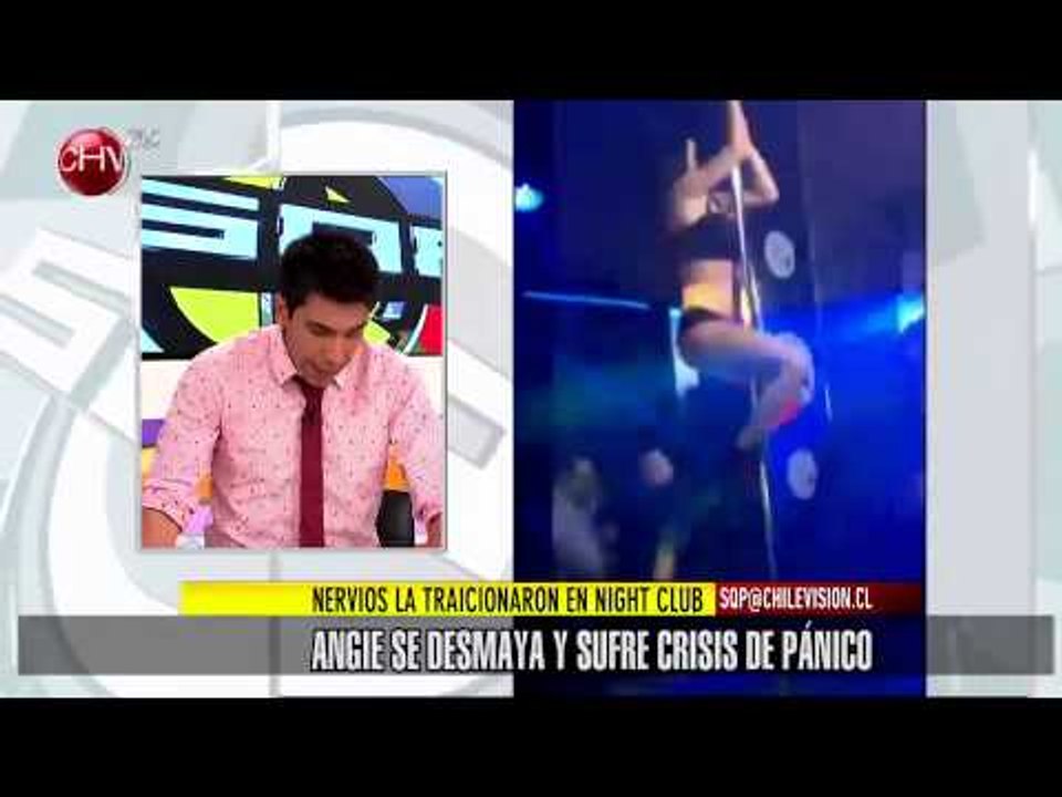 Angie Alvarado se cayó del caño y sufrió crisis de pánico - SQP