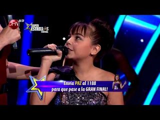 Paz Binimelis sorprendió con su gran voz y el piano - SUPERESTRELLAS