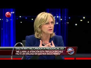 Evelyn Matthei: "Yo no me mando sola, tengo que consensuar"