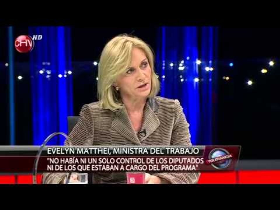 Evelyn Matthei: "Bachelet no tomó en cuenta las denuncias por exonerados"