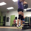 135# front squat (wave 80%) first rep