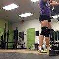 145# front squat (85% wave) first rep