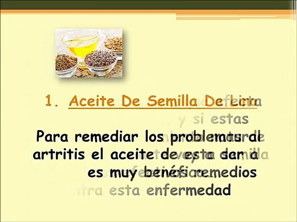 Tratamiento Natural Para La Artritis - Que Sirve Para La Artritis