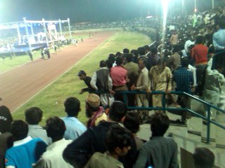 Heavy Crowed for Arivel of Mr li Jin youn at Pakistan