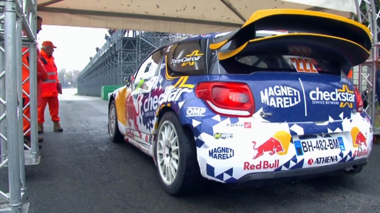 Monza Rally 2014- Robert Kubica se impone a Valentino Rossi