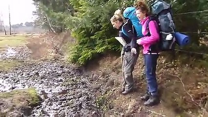 Girl Mud Jump Fail