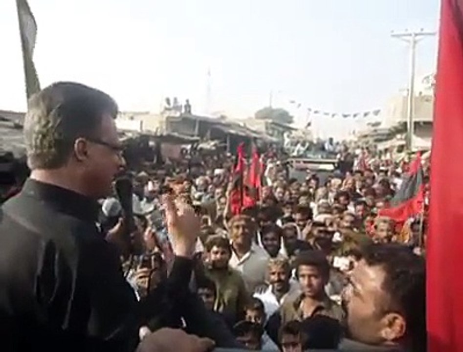Bedari March-Ayaz Latif Palijo Speech in Thul 29Nov 2014