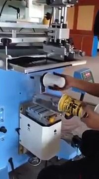 Paper cup screen printer machine