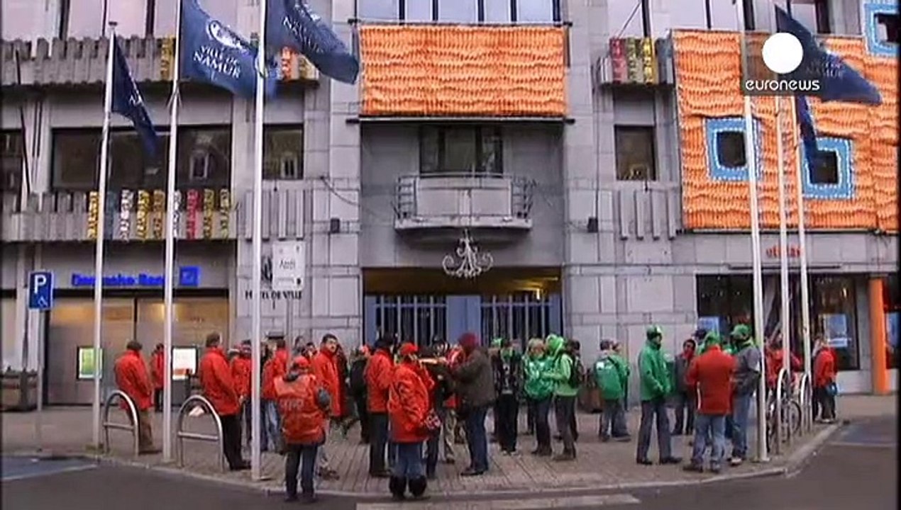 Бельгия: эстафета "веерных" акций протеста прод...