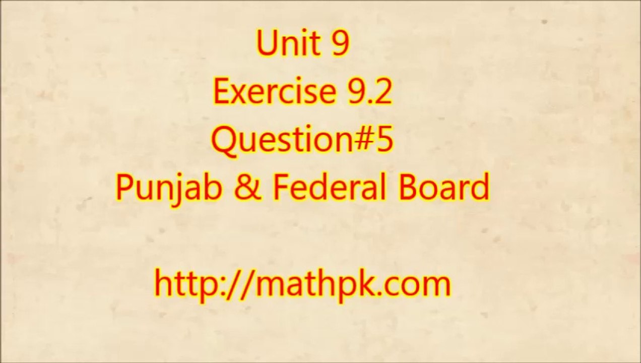 P-Math Class 9-Unit 9-Ex. 9.2-Q.5