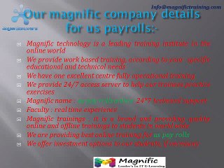 SAP HR US PAYROLLS ONLINE TRAINING-banglore